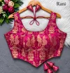 Tew Heavy Jari Banarasi Fabric Fancy Blouses